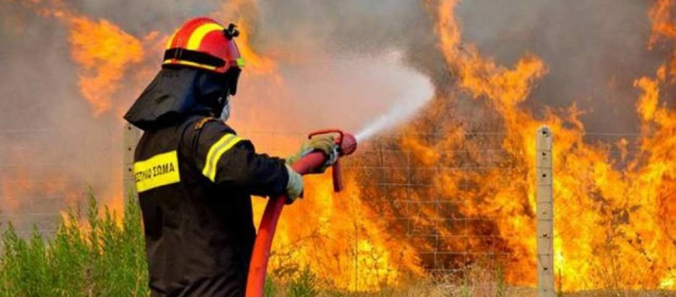 Μεσσηνία: Φωτιά ξέσπασε έξω από την Καλίτσαινα του Δήμου Τριφυλίας